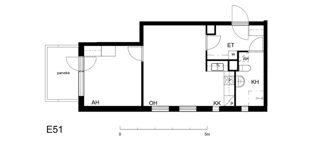 Rental Helsinki Mellunkylä 2 rooms E 51  Rekipellontie 2 E 51