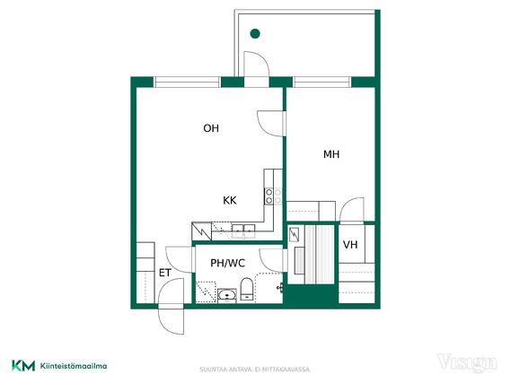 Rental Rovaniemi Veitikanharju 2 rooms