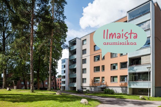 Vuokra-asunto Helsinki Pitäjänmäki 3 huonetta Pohjakuva