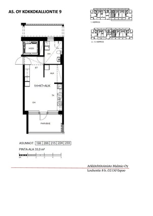 Rental Helsinki Pitäjänmäki 1 room Kampanjakuva