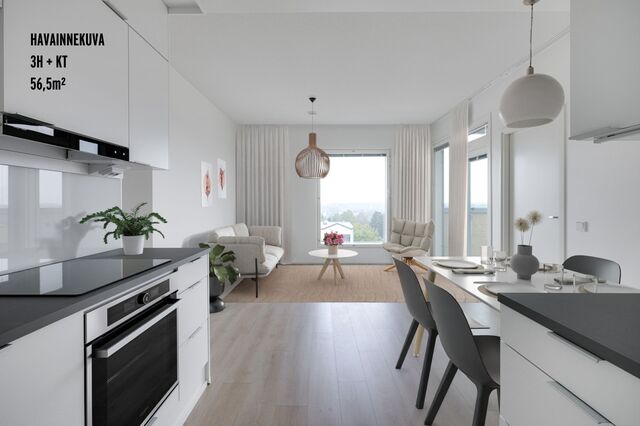 Rental Vantaa Hakunila 3 rooms Havainnekuva