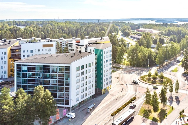 Rental Tampere Tesoma 1 room Olohuone parvelta
