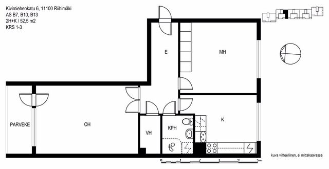 Rental Riihimäki Hirsimäki 2 rooms