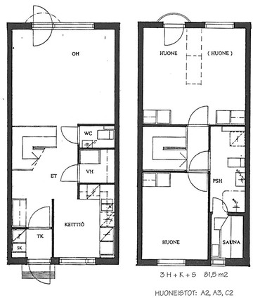 Asumisoikeusasunto Tampere Lukonmäki 3 huonetta