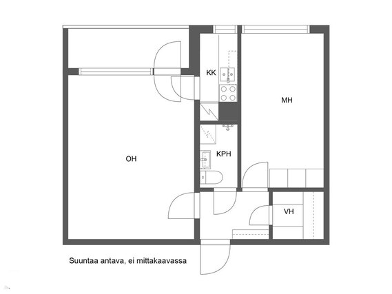 Vuokra-asunto Tampere Ruotula Kaksio