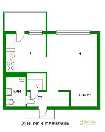 Rental Riihimäki Peltokylä 1 room