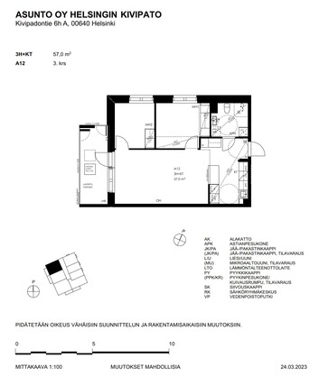 Rental Helsinki Oulunkylä 3 rooms -