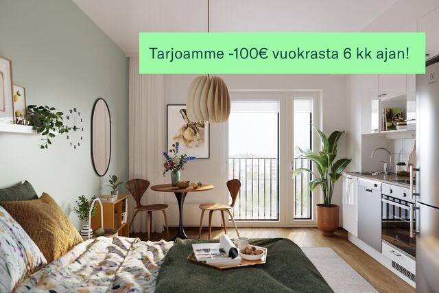 Vuokra-asunto Turku Herttuankulma Kaksio