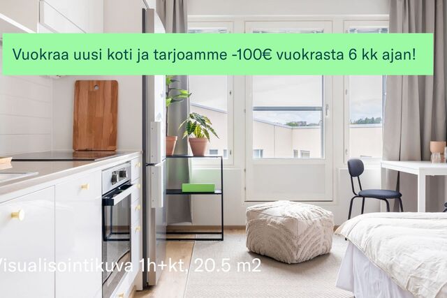Vuokra-asunto Espoo Niittykumpu Yksiö