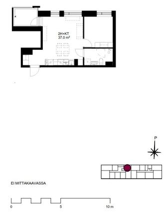 Rental Vantaa Myyrmäki 2 rooms Kampanjakuva