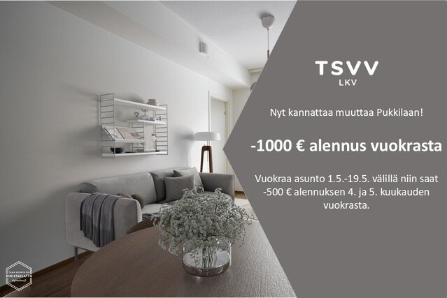 Rental Turku Pukkila 2 rooms Yleiskuva