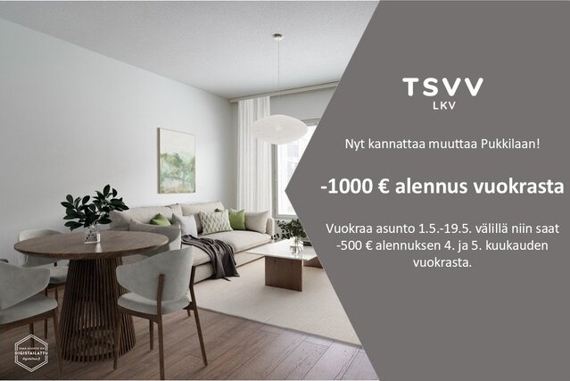 Rental Turku Pukkila 2 rooms Yleiskuva