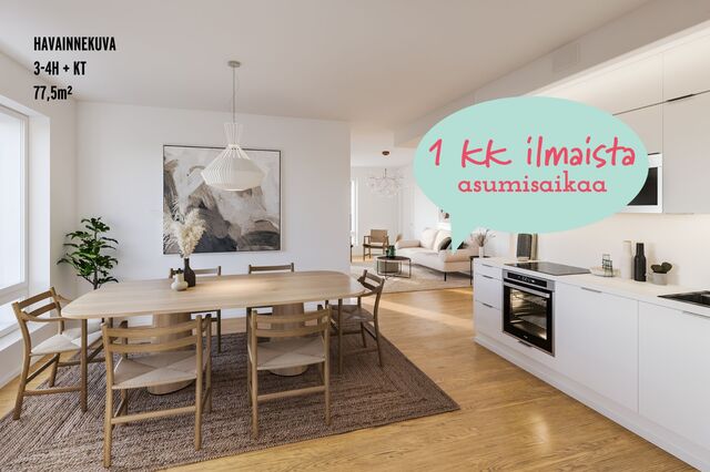 Rental Helsinki Ruskeasuo 4 rooms Kampanja