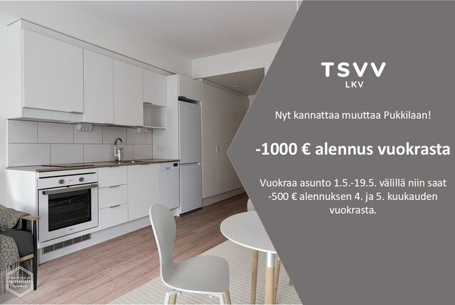 Vuokra-asunto Turku Pukkila Yksiö Yleiskuva