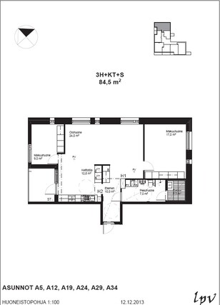 Rental Jyväskylä  3 rooms -