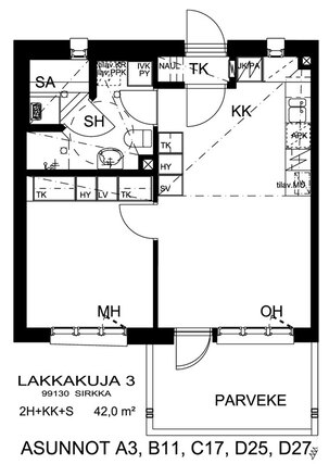 Vuokra-asunto Kittilä Sirkka Kaksio