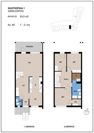 Asumisoikeusasunto Espoo Leppävaara 4 huonetta