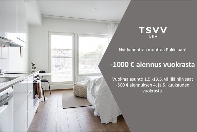 Vuokra-asunto Turku Pukkila Yksiö Yleiskuva