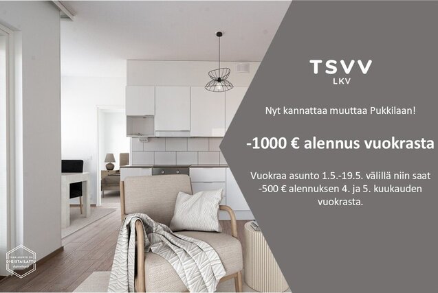 Vuokra-asunto Turku Pukkila 3 huonetta Yleiskuva
