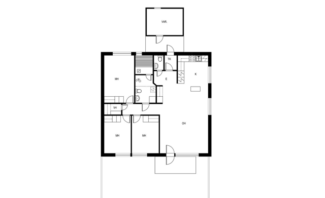 Rental Lappeenranta Uus-Lavola 4 rooms Yhdistetty keittiö ja olohuone