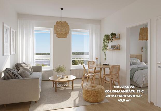 Rental Tampere Rahola 3 rooms