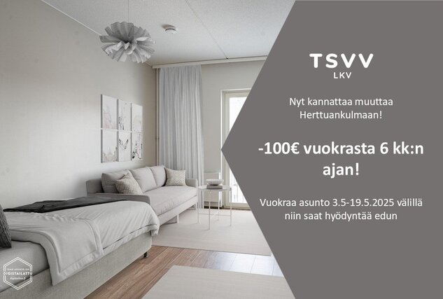 Vuokra-asunto Turku Herttuankulma Yksiö Yleiskuva