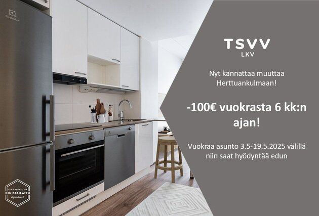Vuokra-asunto Turku Herttuankulma Yksiö Yleiskuva