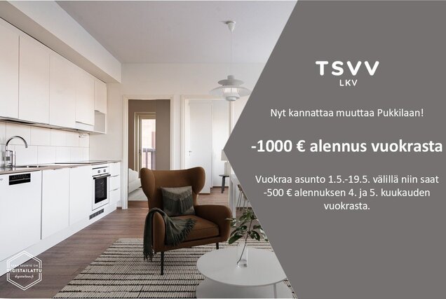 Rental Turku Pukkila 3 rooms Yleiskuva