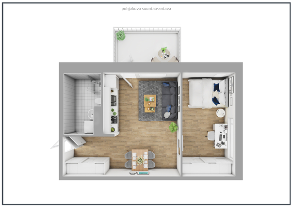 Rental Espoo Kilo 2 rooms -