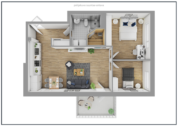 Rental Espoo Kilo 3 rooms -