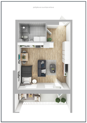 Rental Espoo Saunalahti 1 room -
