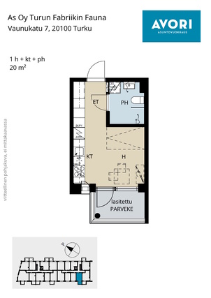 Rental Turku Keskusta 1 room