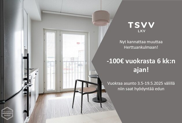 Rental Turku Herttuankulma 1 room Yleiskuva