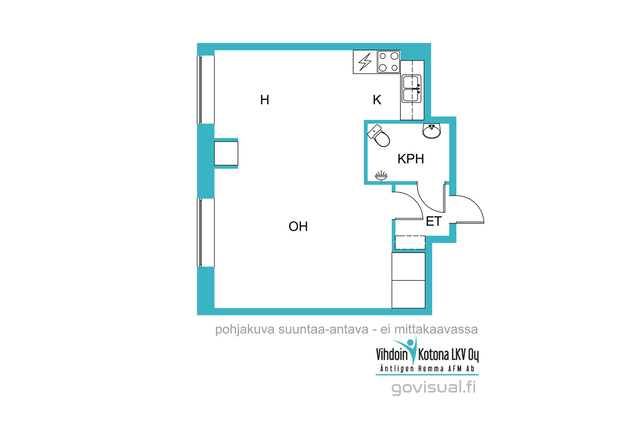 Rental Vaasa Palosaari 1 room