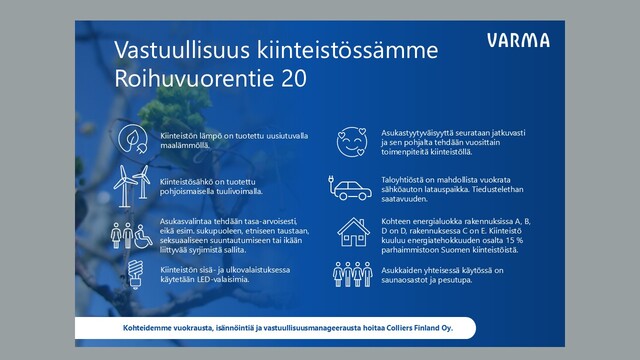 Vuokra-asunto Helsinki Roihuvuori Yksiö