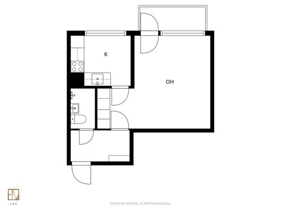 Rental Tampere Keskusta 1 room