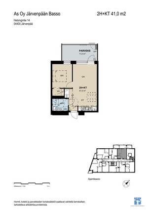 Rental Järvenpää Keskusta 2 rooms Julkisivu