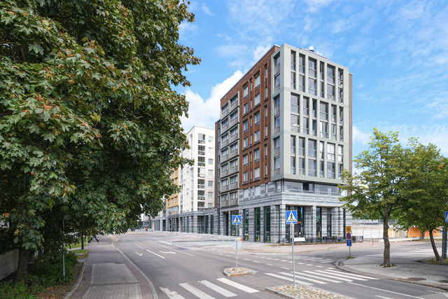 Vuokra-asunto Vantaa Tikkurila Yksiö Julkisivu