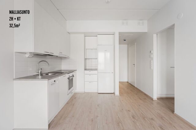 Rental Tampere Hervanta 2 rooms Keittiö