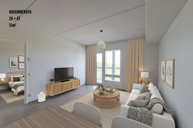 Rental Tampere Hervanta 1 room Havainnekuva