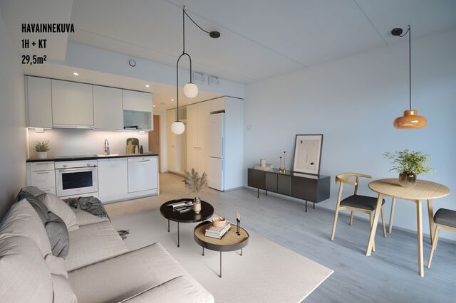 Rental Tampere Hervanta 2 rooms Havainnekuva