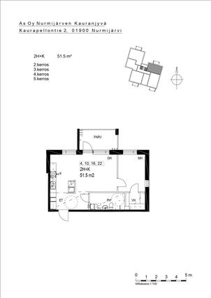 Rental Nurmijärvi  2 rooms Julkisivu