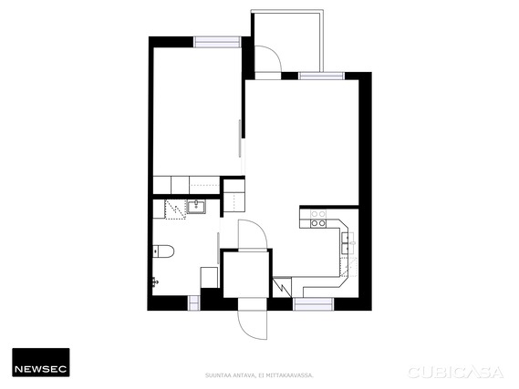 Rental Oulu Peltola 2 rooms Kampanja
