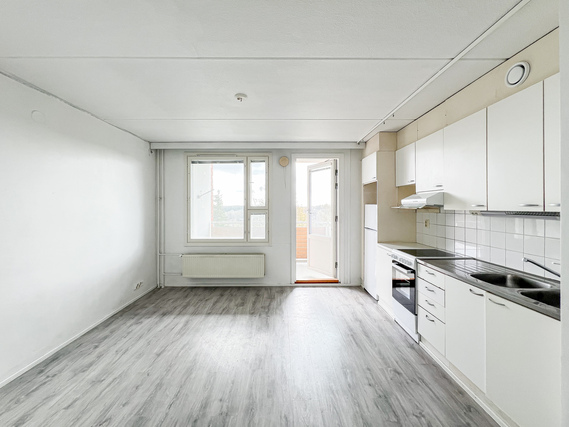 Rental Vantaa Hakunila 1 room Valoisa koti hissillisen talon 5. kerroksesta luonnonläheisessä Hakunilassa!