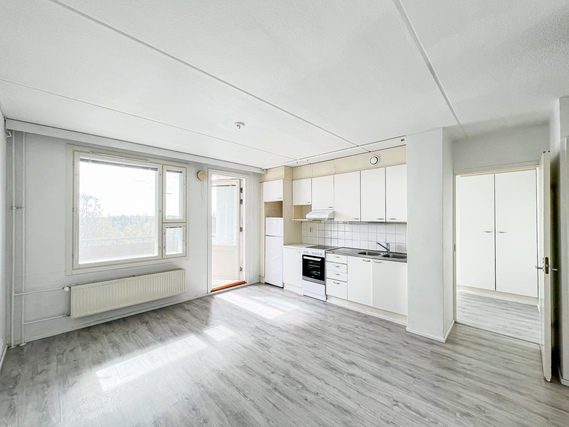 Rental Vantaa Hakunila 1 room Valoisa koti hissillisen talon 5. kerroksesta luonnonläheisessä Hakunilassa!