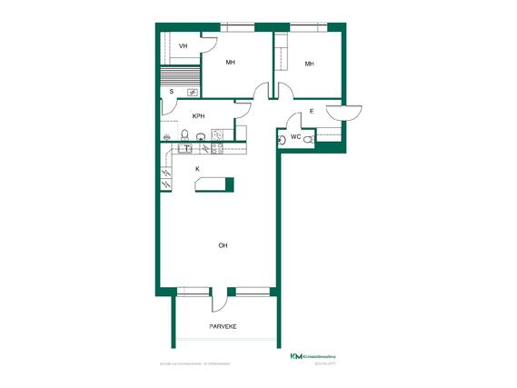 Rental Mikkeli Graani 3 rooms