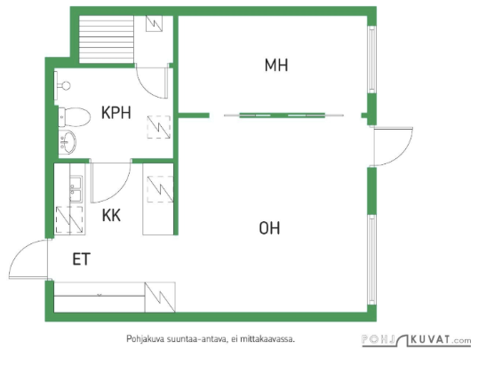 Rental Jyväskylä Keskusta 2 rooms