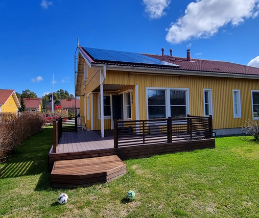 Vuokra-asunto Vaasa Kråklund 3 huonetta Takapiha
