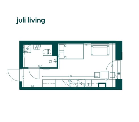 Rental Turku Herttuankulma 1 room Yleiskuva
