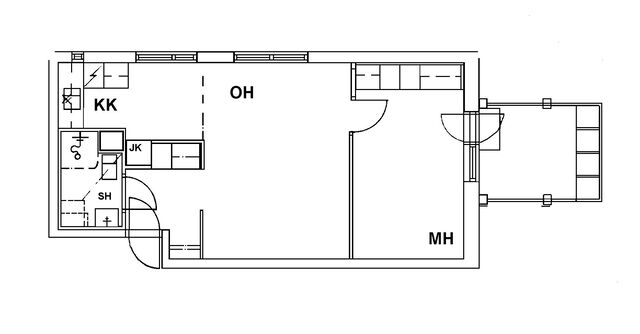 Rental Helsinki Suurmetsä 2 rooms